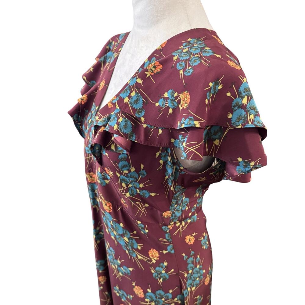 Betsey Johnson Y2K Silk Black Label Silk frock Size 10 - Picture 2 of 9